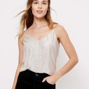 LOFT Shimmer Double V Cami